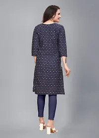 Stylish Crepe Stitched Kurta For Women-thumb1