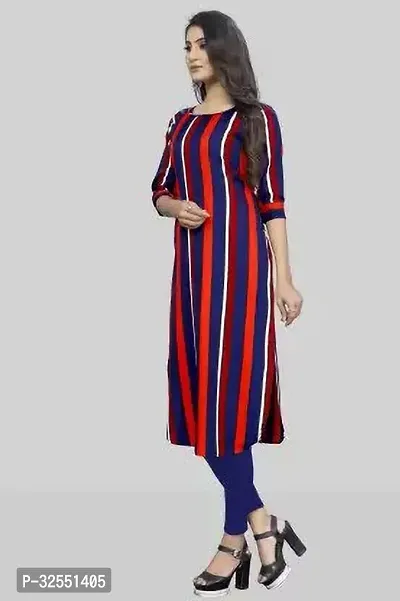 Stylish Crepe Stitched Kurta For Women-thumb4