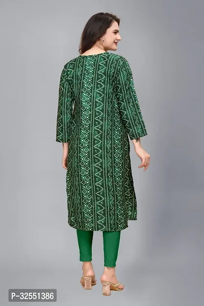 Stylish Crepe Stitched Kurta For Women-thumb2