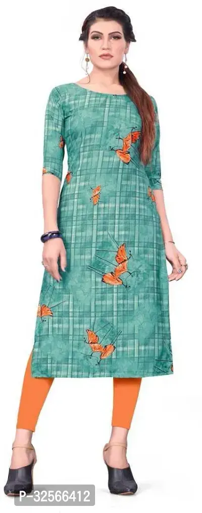 Reliable Crepe Printed Kurta For Women