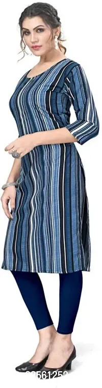 Stylish Multicoloured Crepe Printed Stitched Kurta For Women Combo Of 2-thumb3