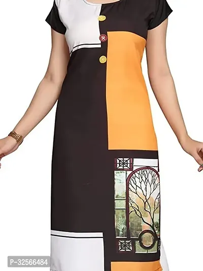 Reliable Crepe Printed Kurta For Women-thumb4