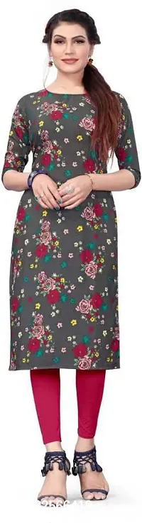 Reliable Crepe Printed Kurta For Women-thumb0