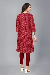 Stylish Crepe Stitched Kurta For Women-thumb1