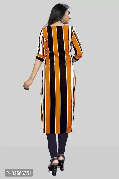 Reliable Crepe Striped Kurta For Women- Pack Of 2-thumb2