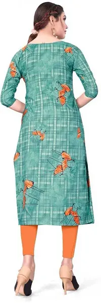 Reliable Crepe Printed Kurta For Women-thumb1