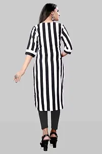 Reliable Crepe Striped Kurta For Women-thumb1