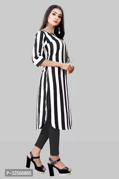 Reliable Crepe Striped Kurta For Women- Pack Of 3-thumb5