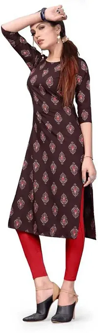 Stylish Crepe Stitched Kurta For Women-thumb3