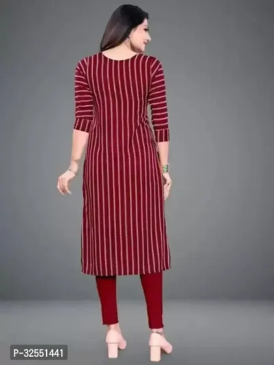 Stylish Crepe Stitched Kurta For Women-thumb2