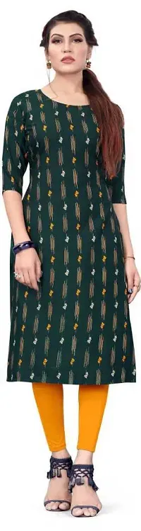 Stylish Crepe A-Line Printed Kurta