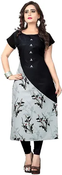 Beautiful Crepe Printed Kurta For Women Pack of 3-thumb2