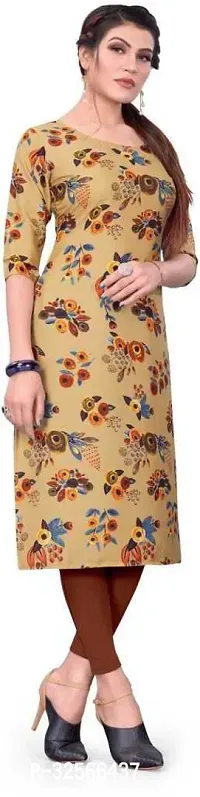 Reliable Crepe Printed Kurta For Women-thumb3