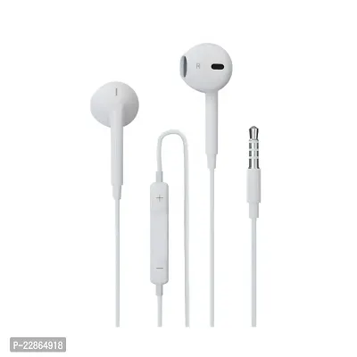 Premium Wired Earphones with Built-in Mic and 3.5mm Jack - Saini Straders-thumb0