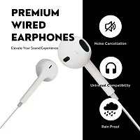 Premium Wired Earphones with Built-in Mic and 3.5mm Jack - Saini Straders-thumb1