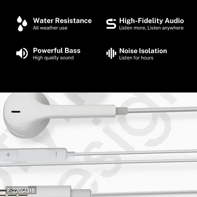 Premium Wired Earphones with Built-in Mic and 3.5mm Jack - Saini Straders-thumb4