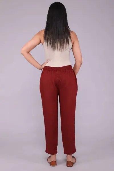 Buy Printed Black & Red Pants for Women Online in India