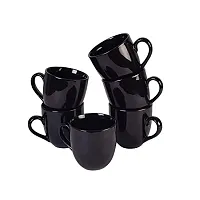 Ceramic Microwave Safe Tea Cup/Coffee Cup Set(Set of 6, 130 ML)-thumb1