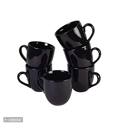 Ceramic Microwave Safe Tea Cup/Coffee Cup Set(Set of 6, 130 ML)-thumb2