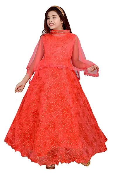 Girls Stylish Party Wear Gown