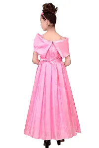 Designer Pink Silk Frocks For Girls-thumb1