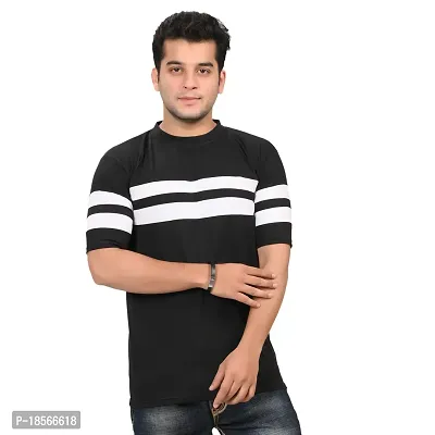 Reliable Cotton Blend Round Neck Tees For Men-thumb3
