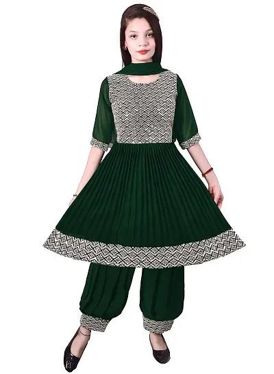 Beautiful Georgette Stitched Salwar Suit Sets 