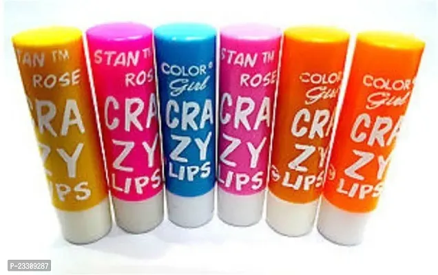 Classic Crazy Lips Lip Balm Multi 6 - Best Product Natural Flavor (Multicolor, 30 G)-thumb0