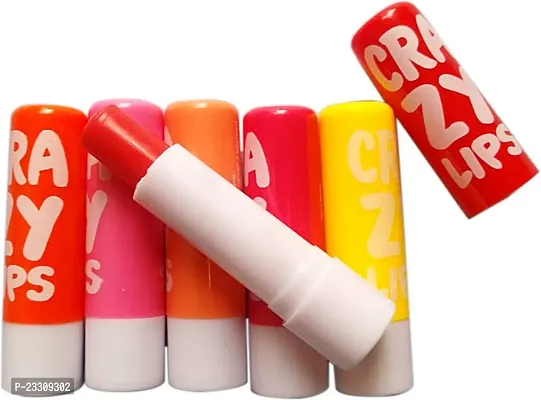 Classic Best Trending Crazy Lips Lipstick 6 Color Lip Balm (Multicolor, 30 G)-thumb0