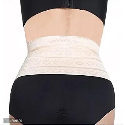 SHREEJIIH Men's and Women's Waist Trainer Trimmer and Slimming Corset Shapewear Belt (Skin)-thumb2