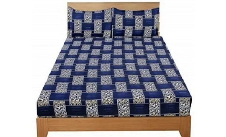 Cotton Queen Size Printed Bedsheets