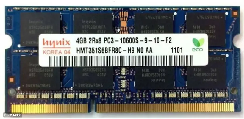 Hynix 1333 Mhz DDR3 4 GB Laptop ddr3 - 10600 - Blue, Green-thumb0