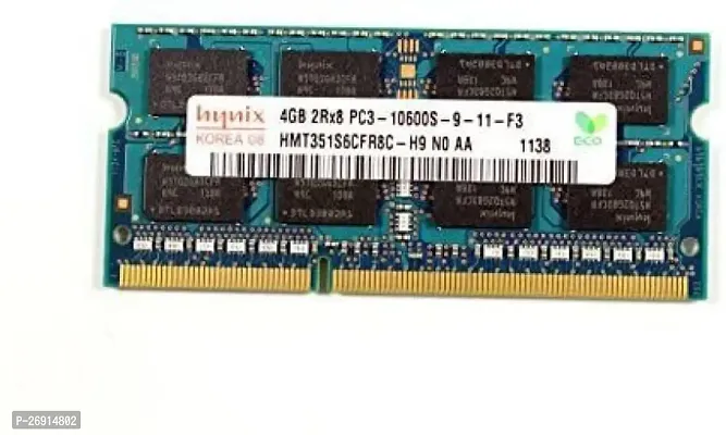 Hynix 1333mhz DDR3 4 GB Laptop - hmt351s6bfr8c-h9 Pc3 10600s-thumb0