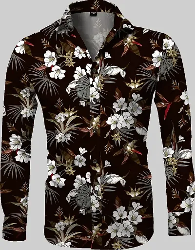 Trendy Printed Long Sleeves Shirts for Men