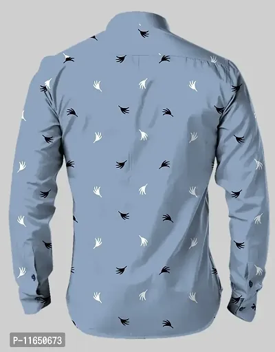 Trendy Men Digital Printed Full Sleeve Casual Shirt-thumb4