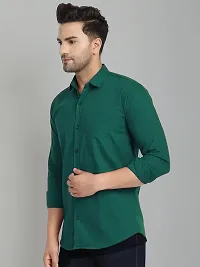 Trendy Men Plain Full Sleeve Shirt-thumb1