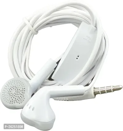 Stylish White In-Ear Wired Earphones-thumb0