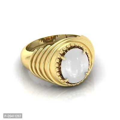 3.25 to 15.25 Ratti Moonstone Gemstone Panchdhatu Gold Ring For Men And Women