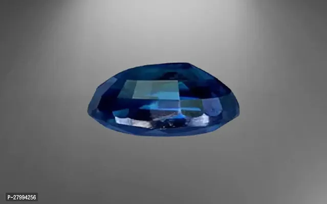 3.25 Ratti Neelam Stone Certified Natural Original Blue Sapphire Birth Stone | Rashi Ratan | Gemstone for Astrological Purpose | AAA++ Deluxe Quality-thumb0