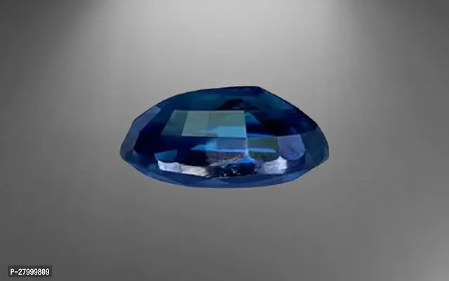 14.25 Ratti Neelam Stone Certified Natural Original Blue Sapphire Birth Stone | Rashi Ratan | Gemstone for Astrological Purpose | AAA++ Deluxe Quality-thumb0