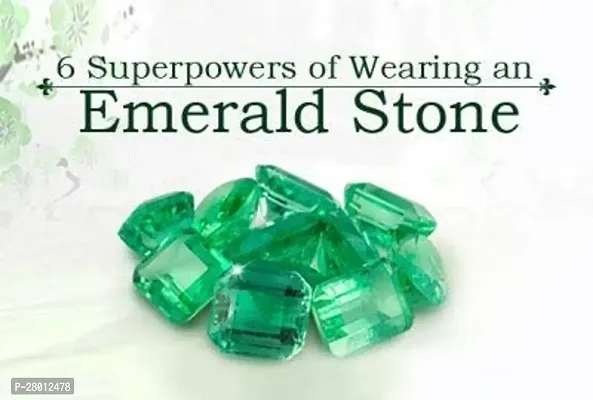 10.25 Ratti  Natural Certified Zambian Emerald/Panna Stone for Men and Women