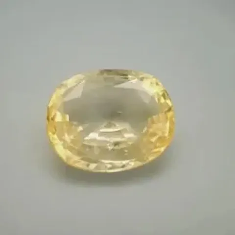 7.25 ratti Sunela Stone Certified Citrine Success Gemstone for Men Women