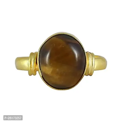 3.25 to 16,25 Carat Tiger Eye Ring for men or women  is made of copper alloy and platinum, and its beauty will outlast any other ring you've ever owned.-thumb0