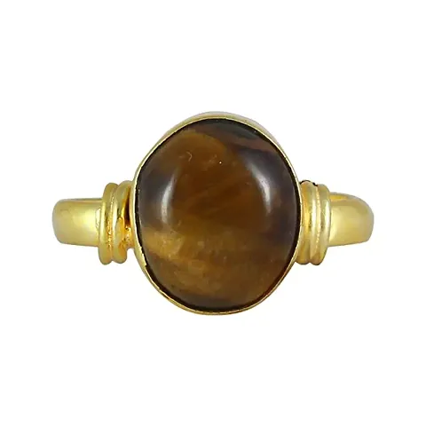 3.25 to 16,25 Carat Tiger Eye Ring for men or women  is made of copper alloy and platinum, and its beauty will outlast any other ring you've ever owned.