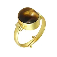 3.25 to 16,25 Carat Tiger Eye Ring for men or women  is made of copper alloy and platinum, and its beauty will outlast any other ring you've ever owned.-thumb1