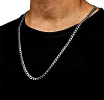 Silver Plated Minimal Chain For Men-thumb2