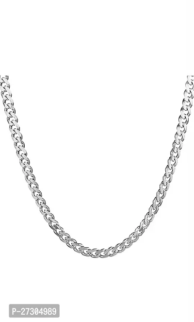 Silver Plated Minimal Chain For Men-thumb4