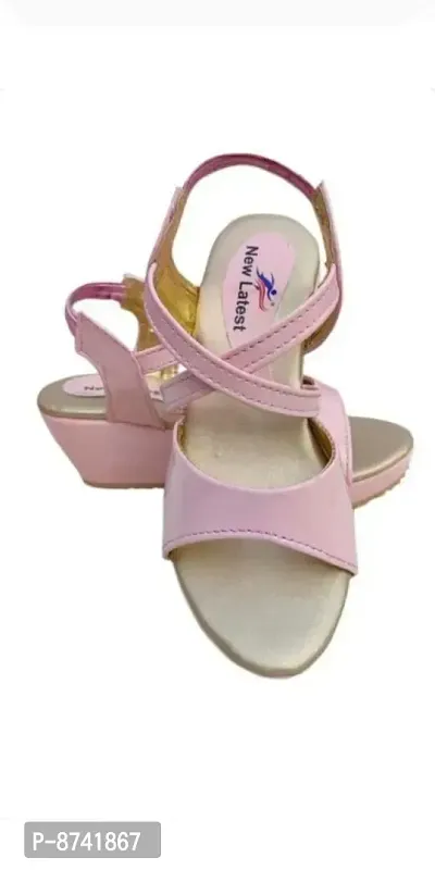 Baby Girl Party Wear Heels Sandals-thumb0