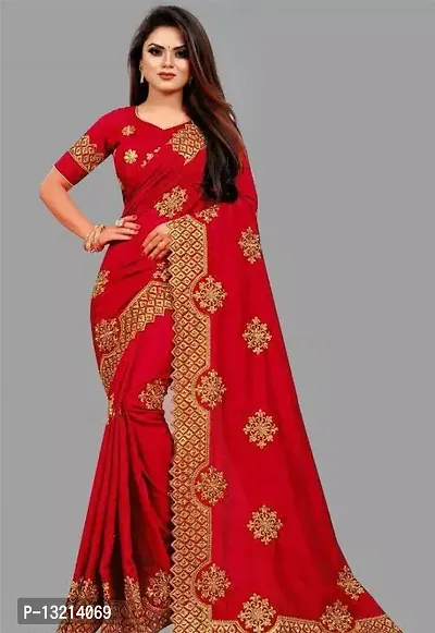 Stylish Fancy Georgette Saree With Blouse Piece For Women-thumb0