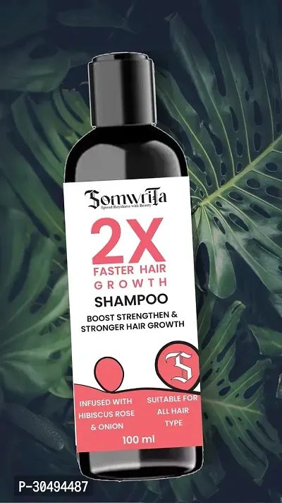 2X Faster Hair Growth with Hibiscus, Rose, and Onion for Strengthen and Strong Hair- 100ml-thumb0